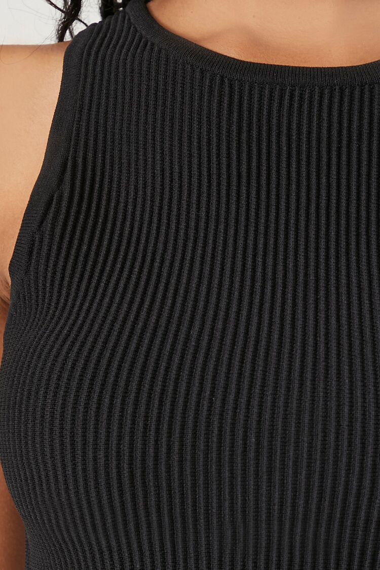 Sweater-Knit Cropped Tank Top - Image 5