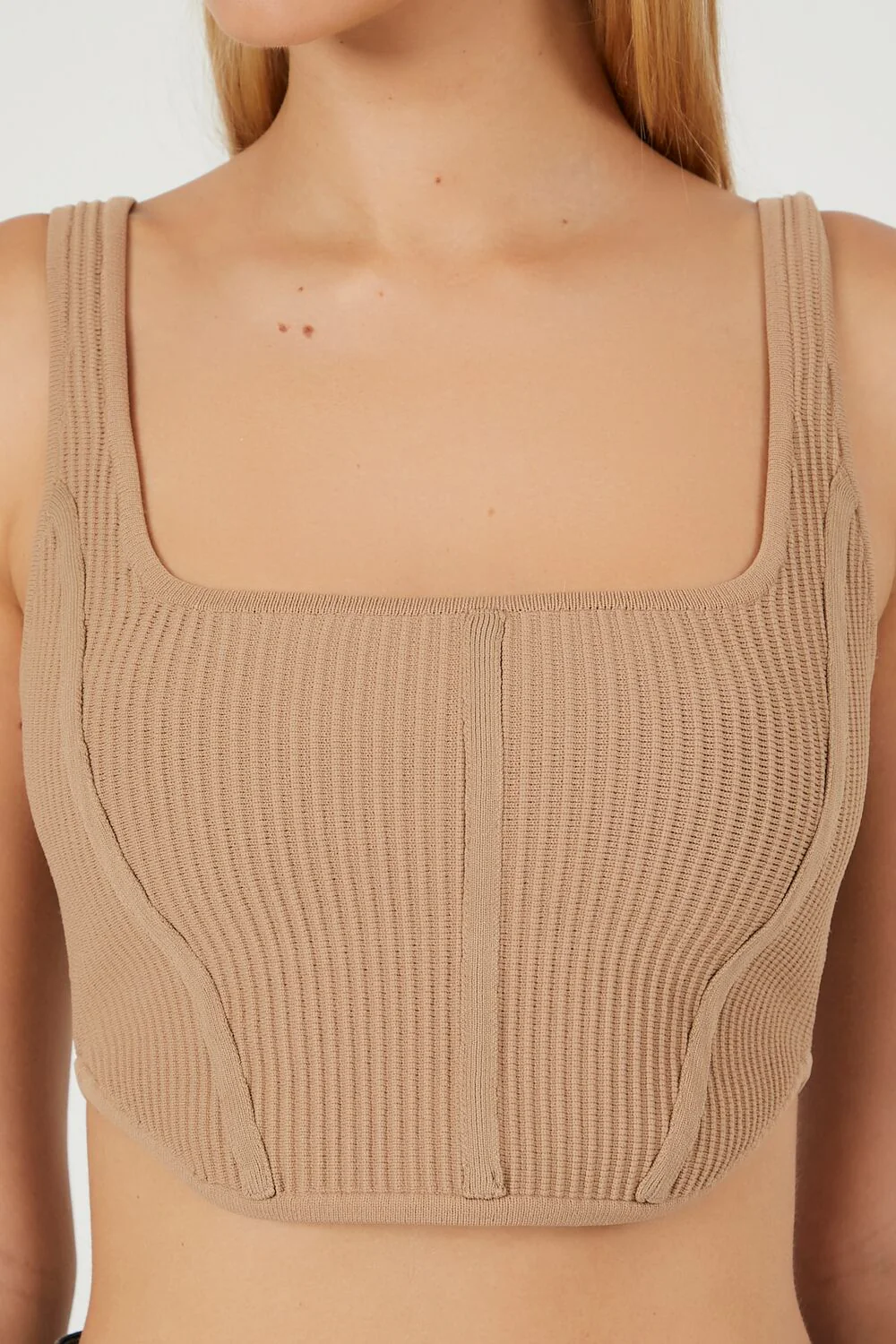 Sweater-Knit Crop Top - Image 10
