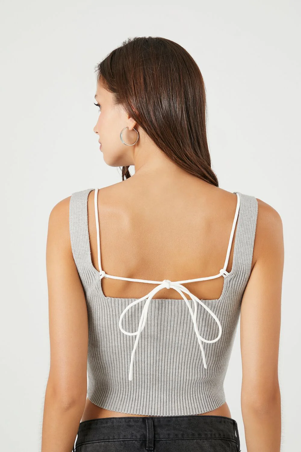 Sweater-Knit Combo Tank Top - Image 3