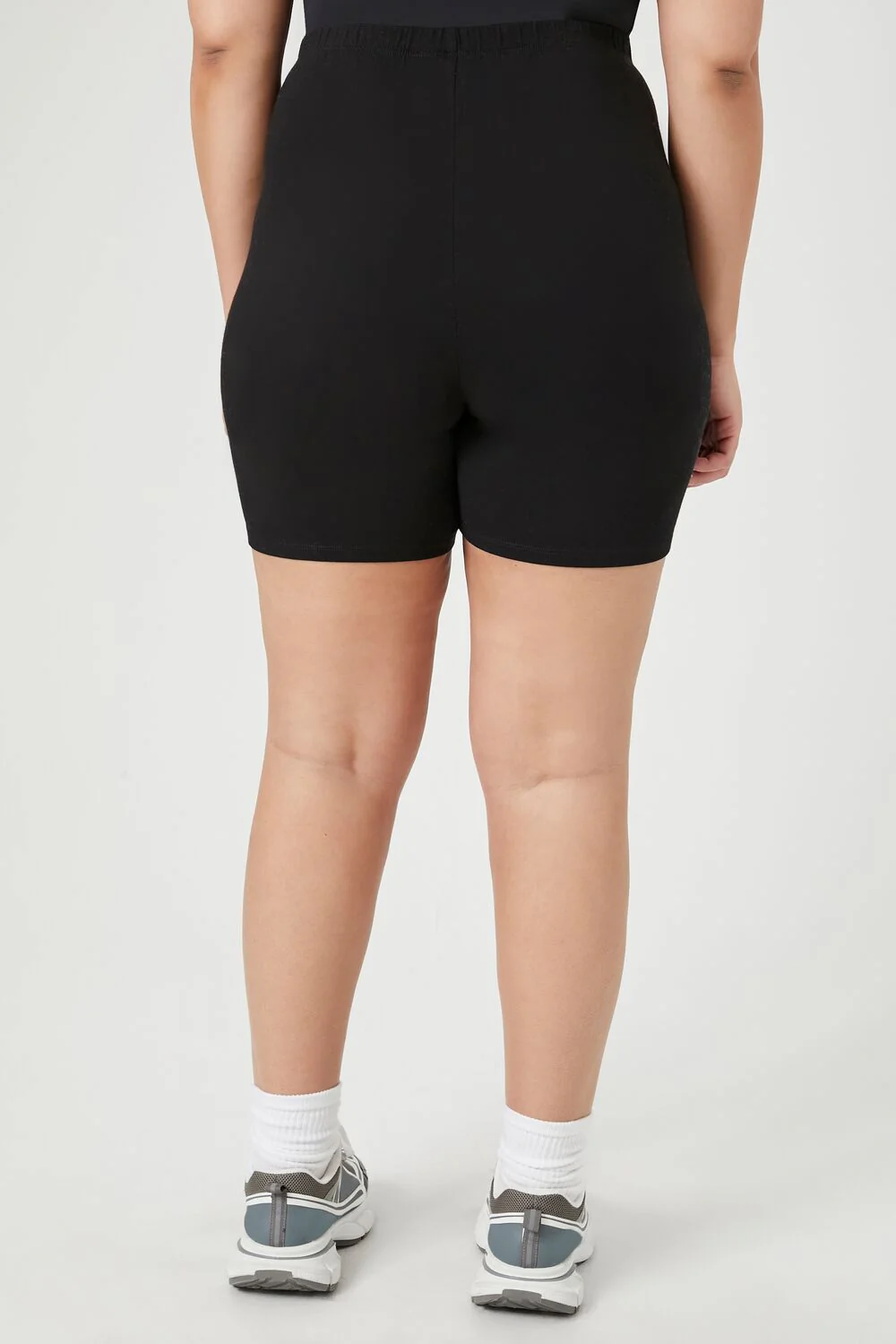 Plus Size Cotton Biker Shorts - Image 5