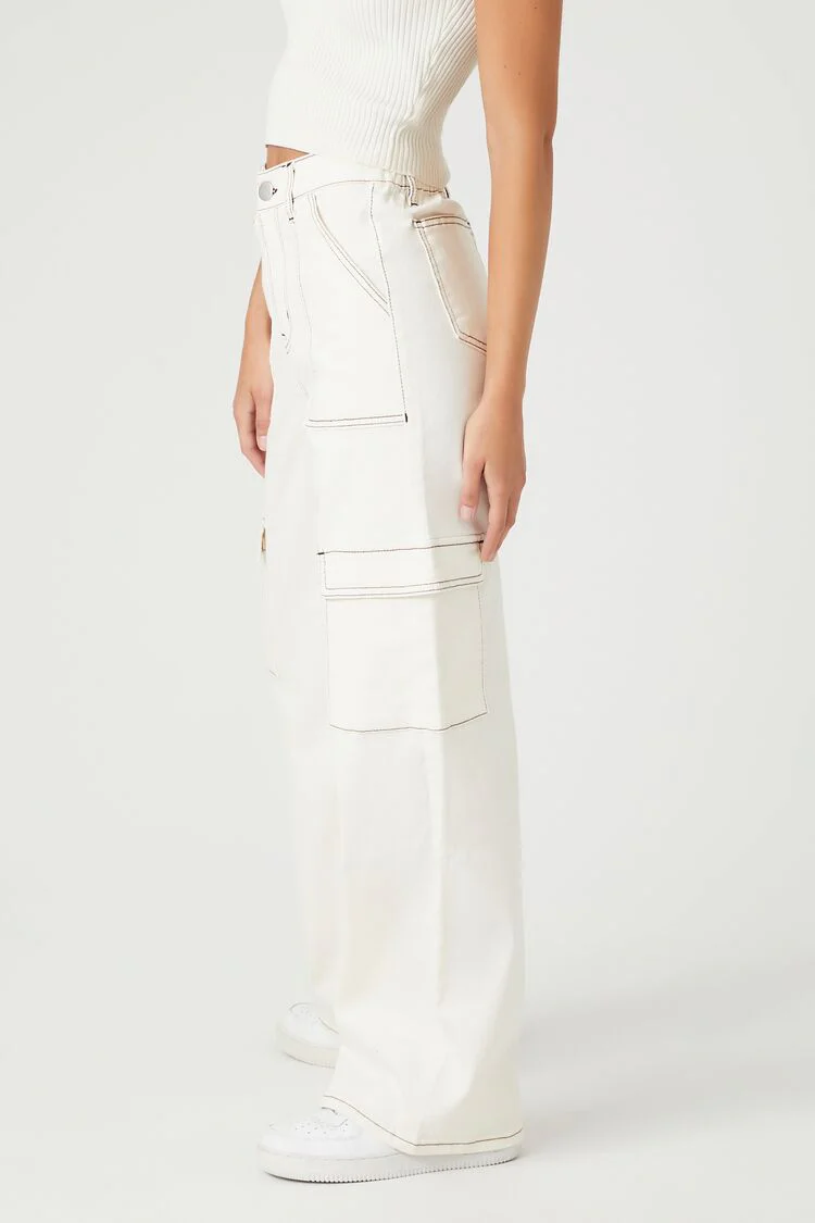 Twill Straight-Leg Cargo Pants - Image 3