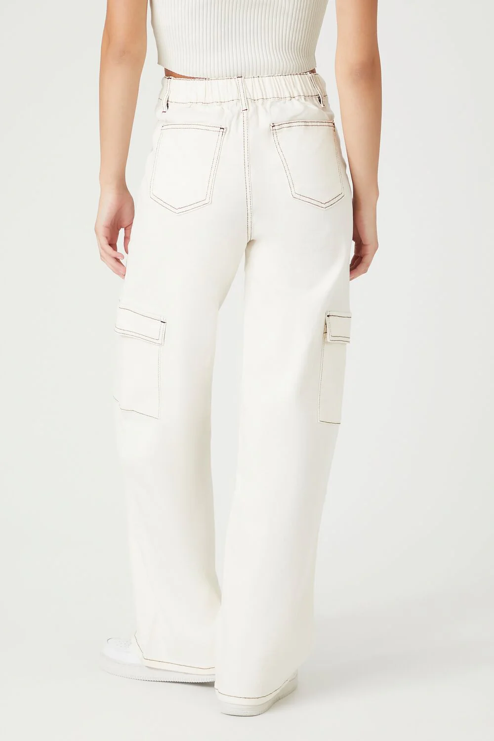 Twill Straight-Leg Cargo Pants - Image 4