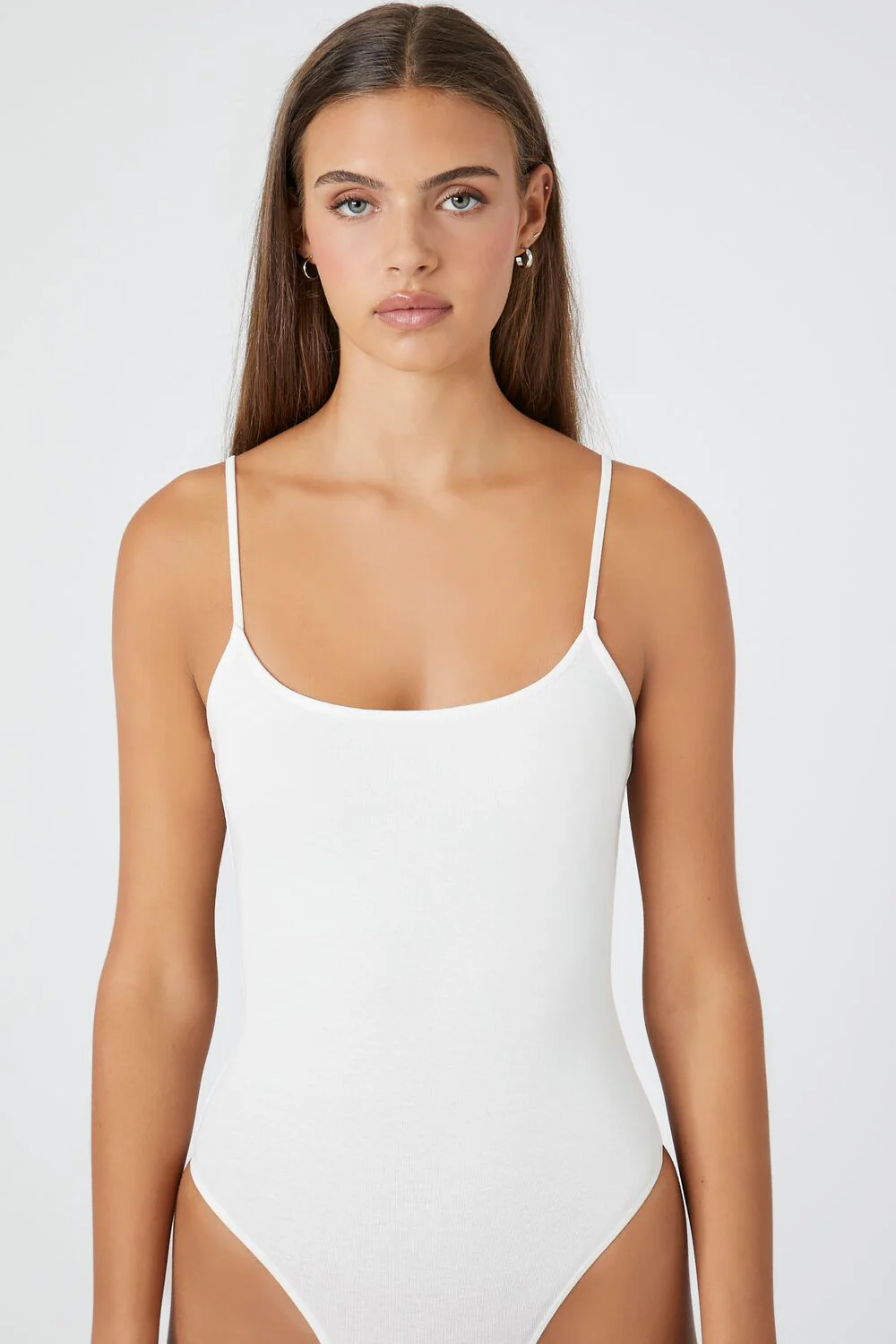 Cotton-Blend Cami Bodysuit - Image 5