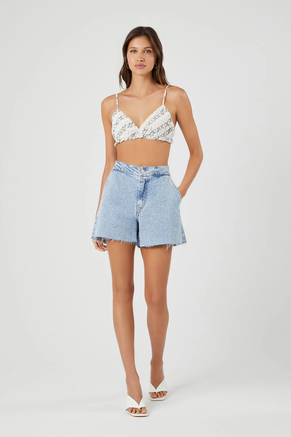 Chain Print Bralette - Image 4