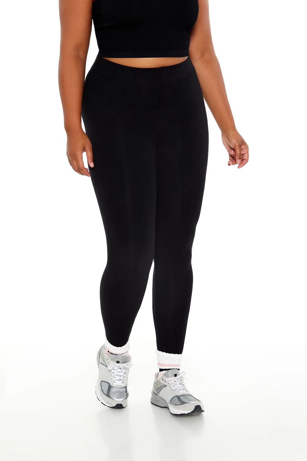 Plus Size Cotton Leggings - Image 2