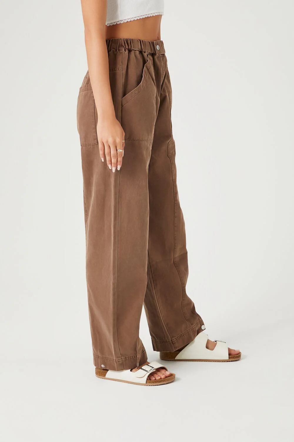 Straight-Leg Cotton Pants - Image 3