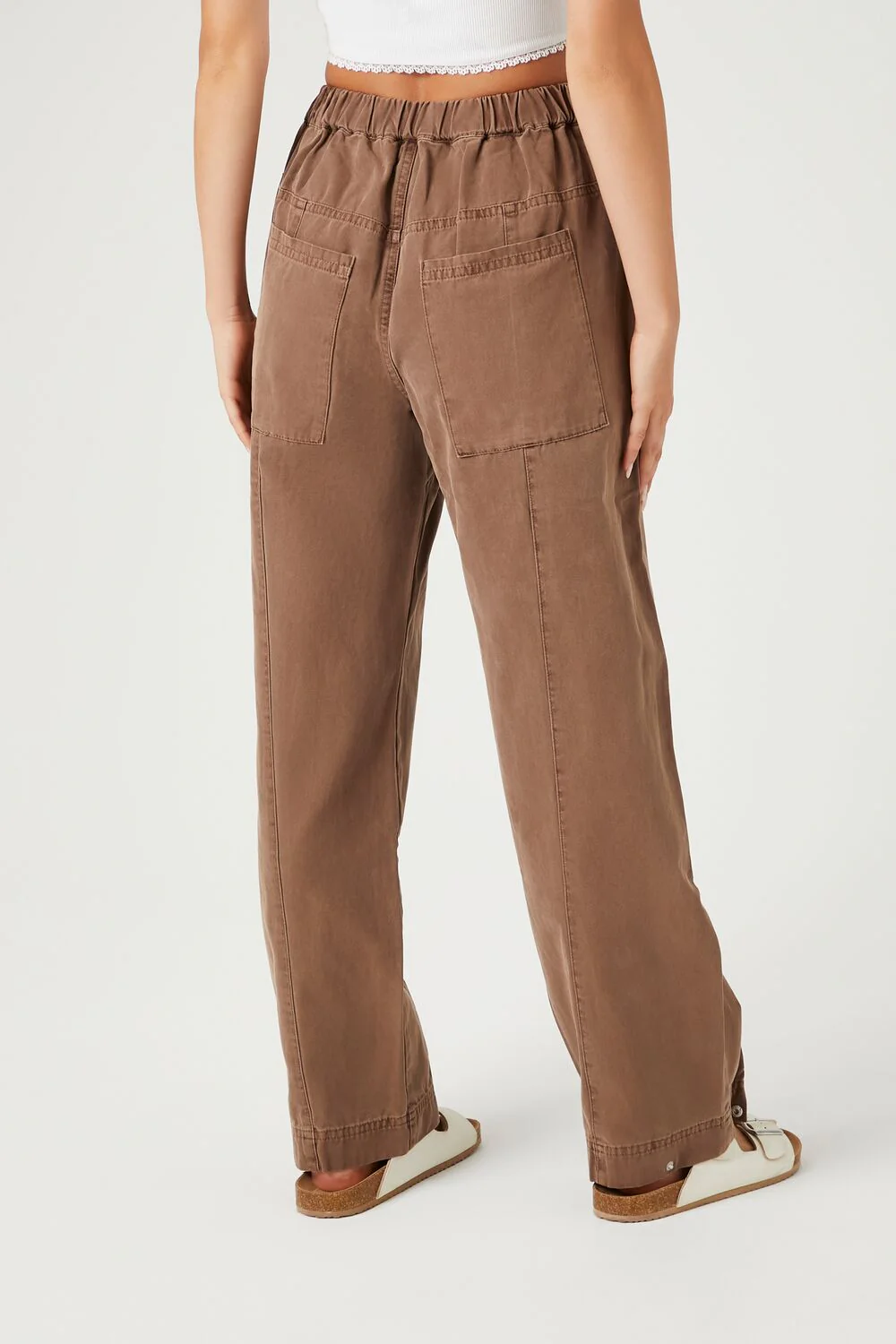 Straight-Leg Cotton Pants - Image 4