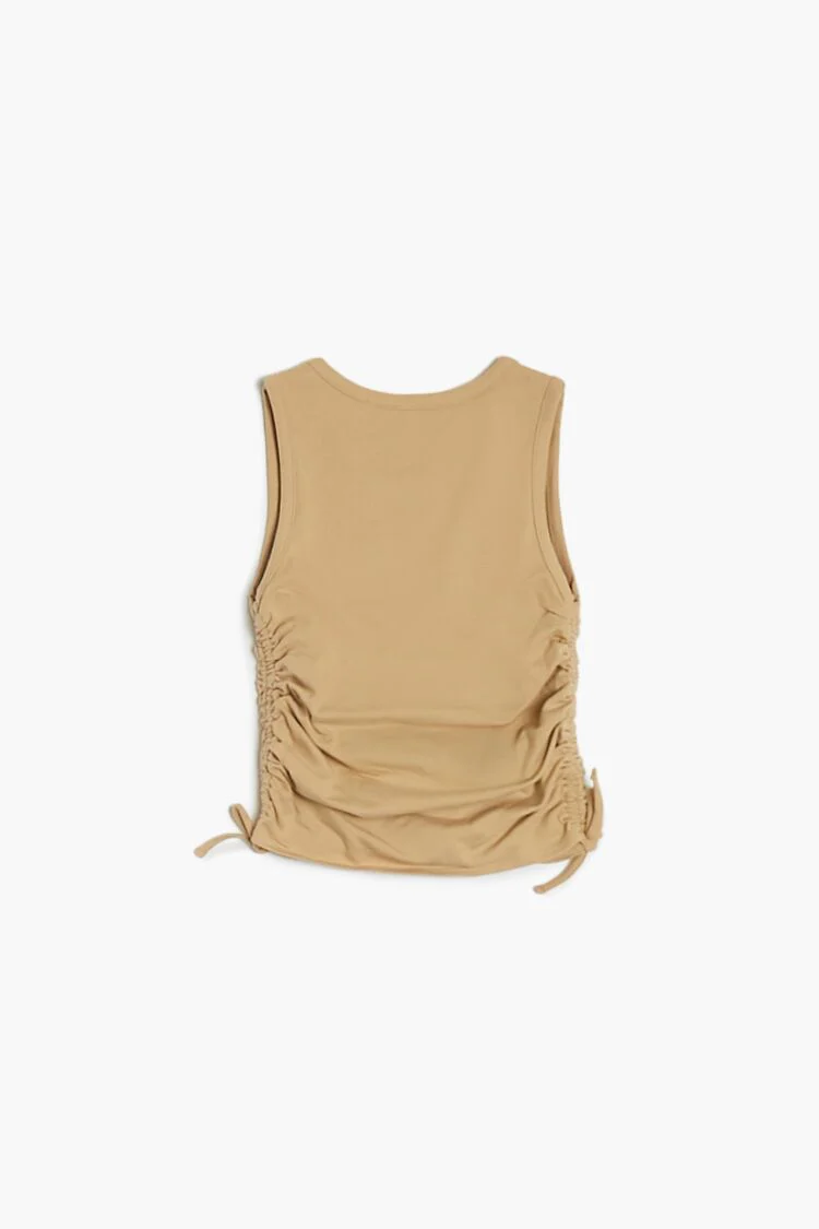 Girls Drawstring Tank Top (Kids) - Image 2