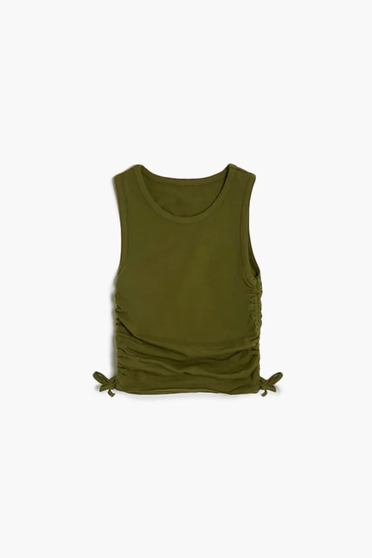 Girls Drawstring Tank Top (Kids) - Image 3