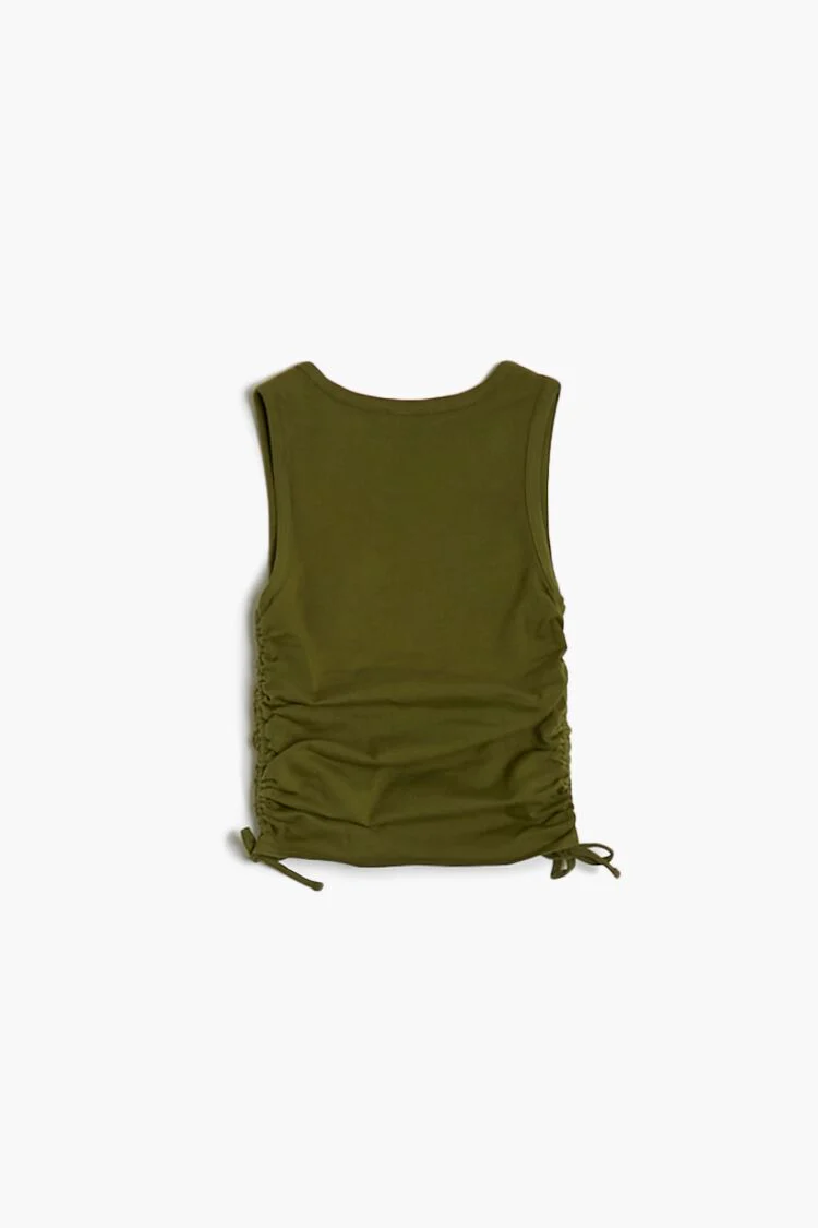 Girls Drawstring Tank Top (Kids) - Image 4
