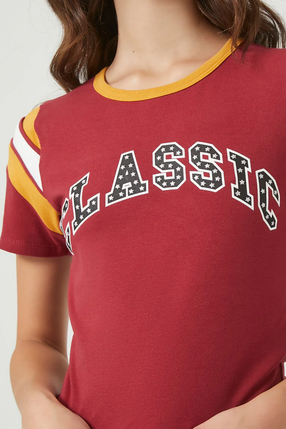 Classic Graphic Ringer Baby Tee - Image 5