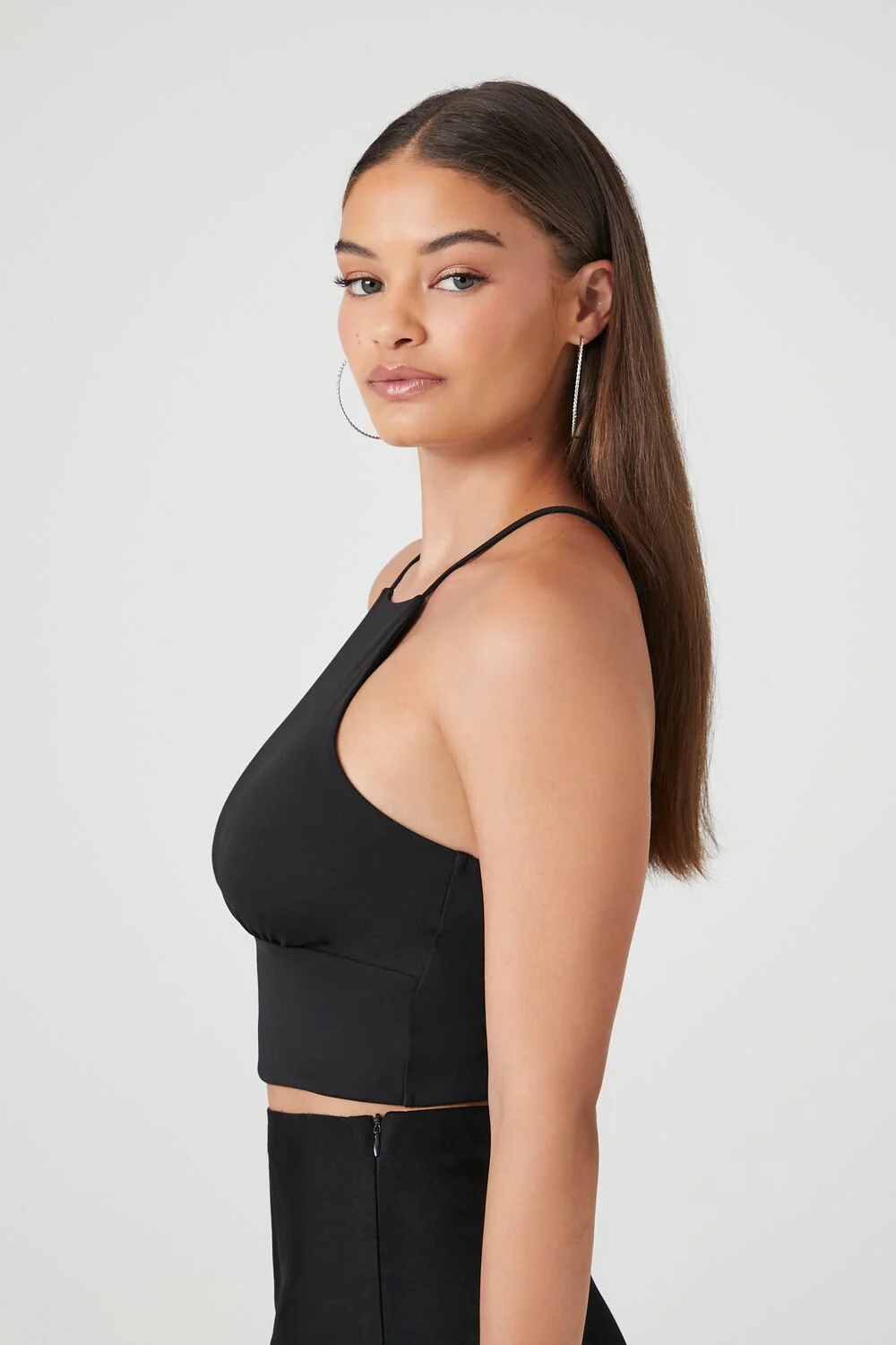 Lace-Up Cropped Cami - Image 2