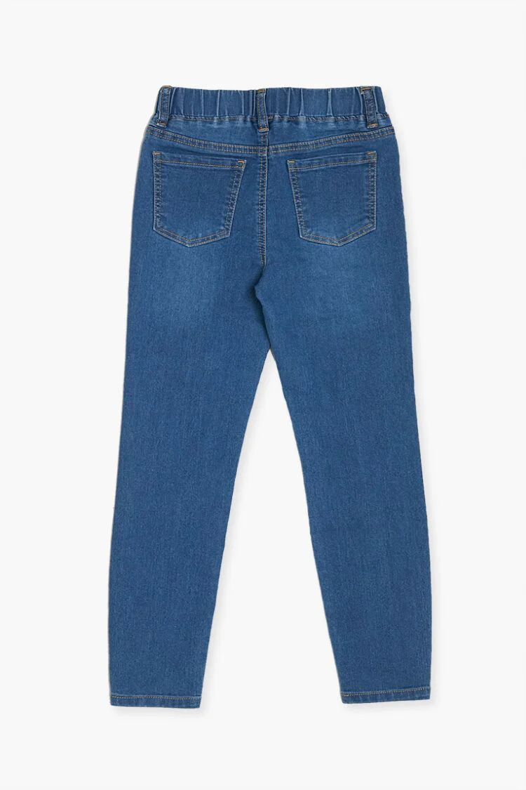 Girls Skinny Pull-On Jeans (Kids) - Image 2