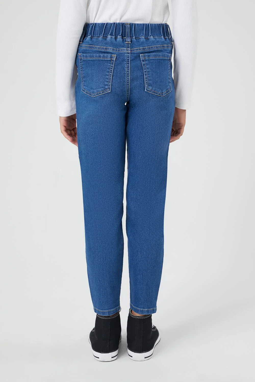 Girls Skinny Pull-On Jeans (Kids) - Image 4