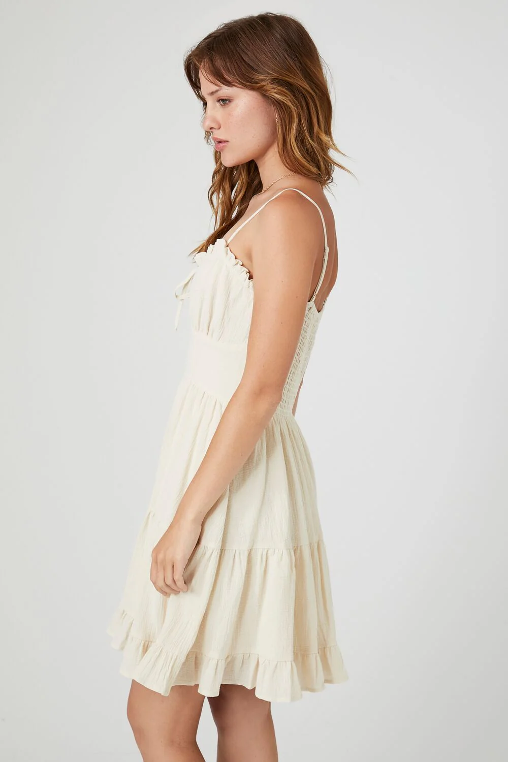 Ruffle-Trim Babydoll Dress - Image 2