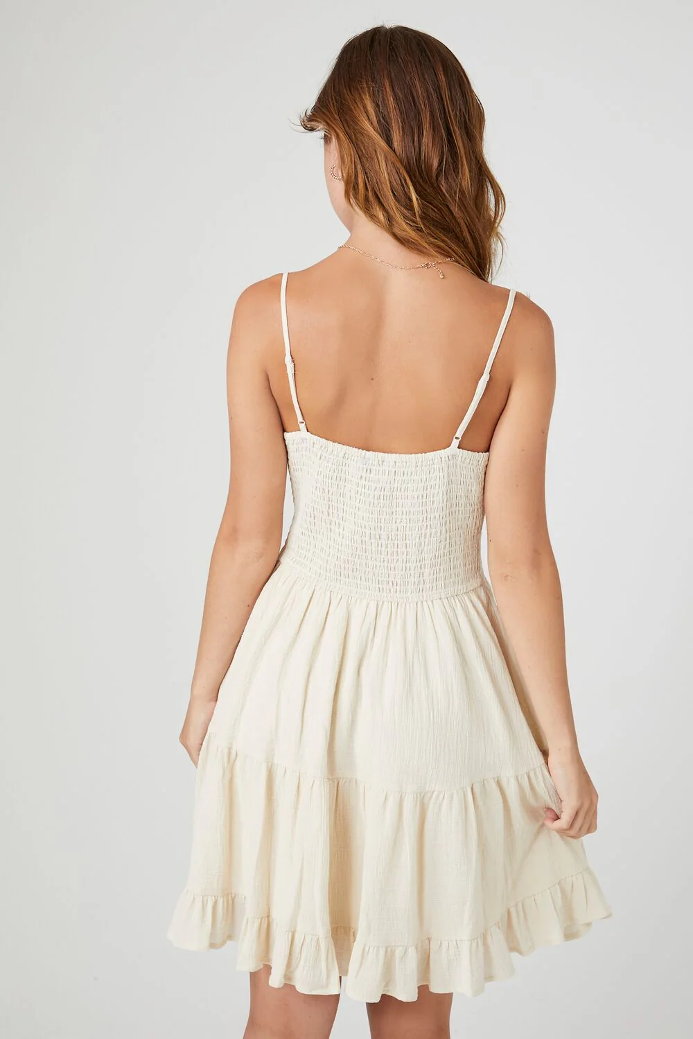 Ruffle-Trim Babydoll Dress - Image 3