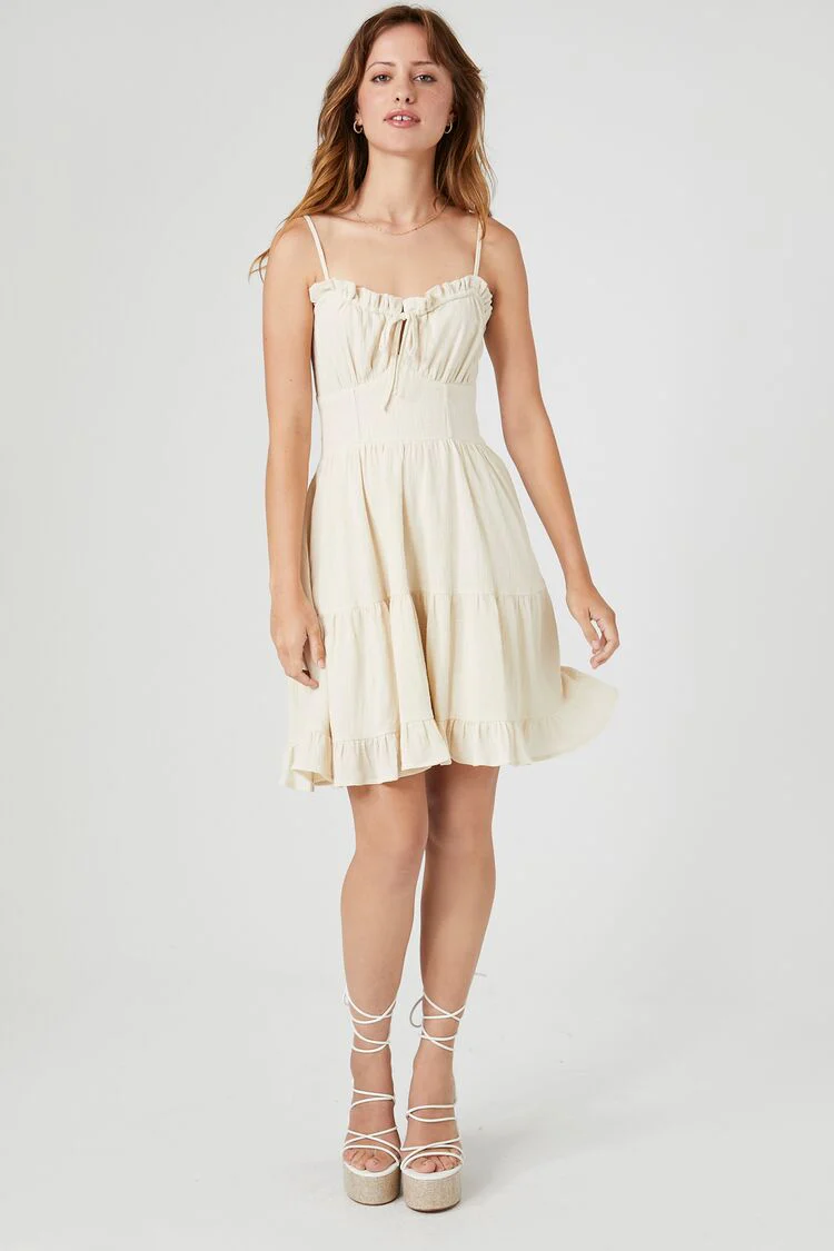 Ruffle-Trim Babydoll Dress - Image 4