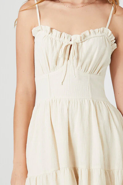 Ruffle-Trim Babydoll Dress - Image 5