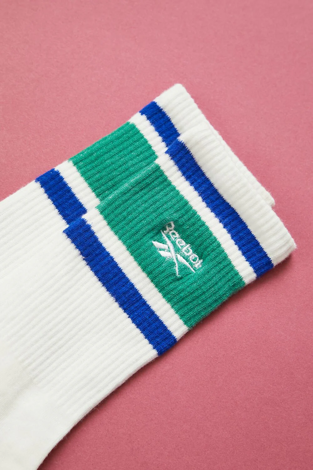 Reebok Varsity-Striped Crew Socks - Image 2