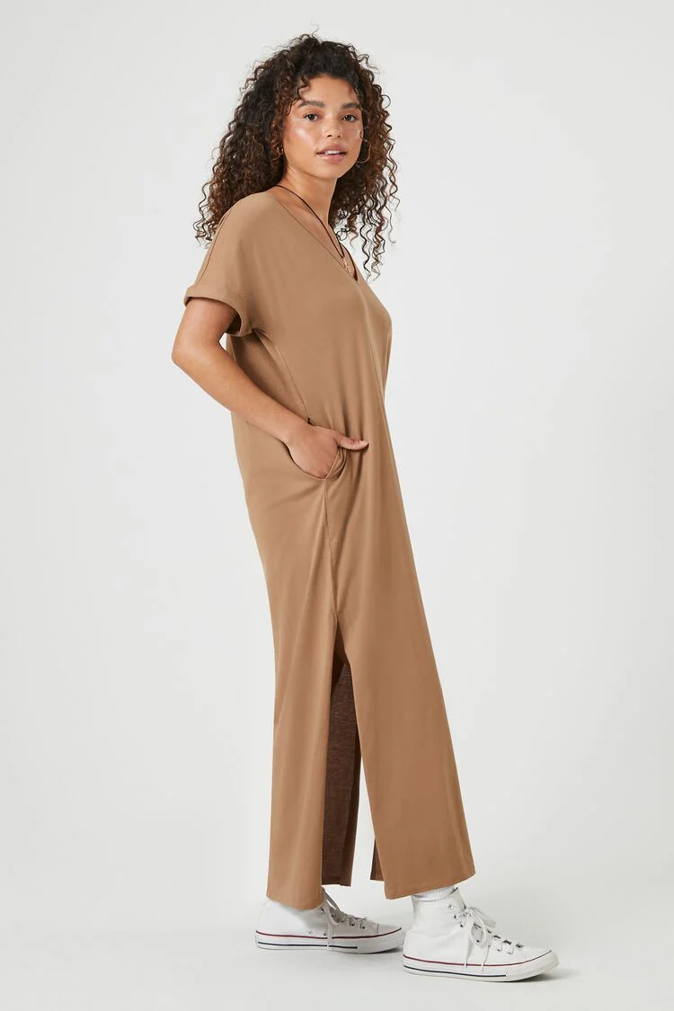 Side-Slit Maxi Dress - Image 2