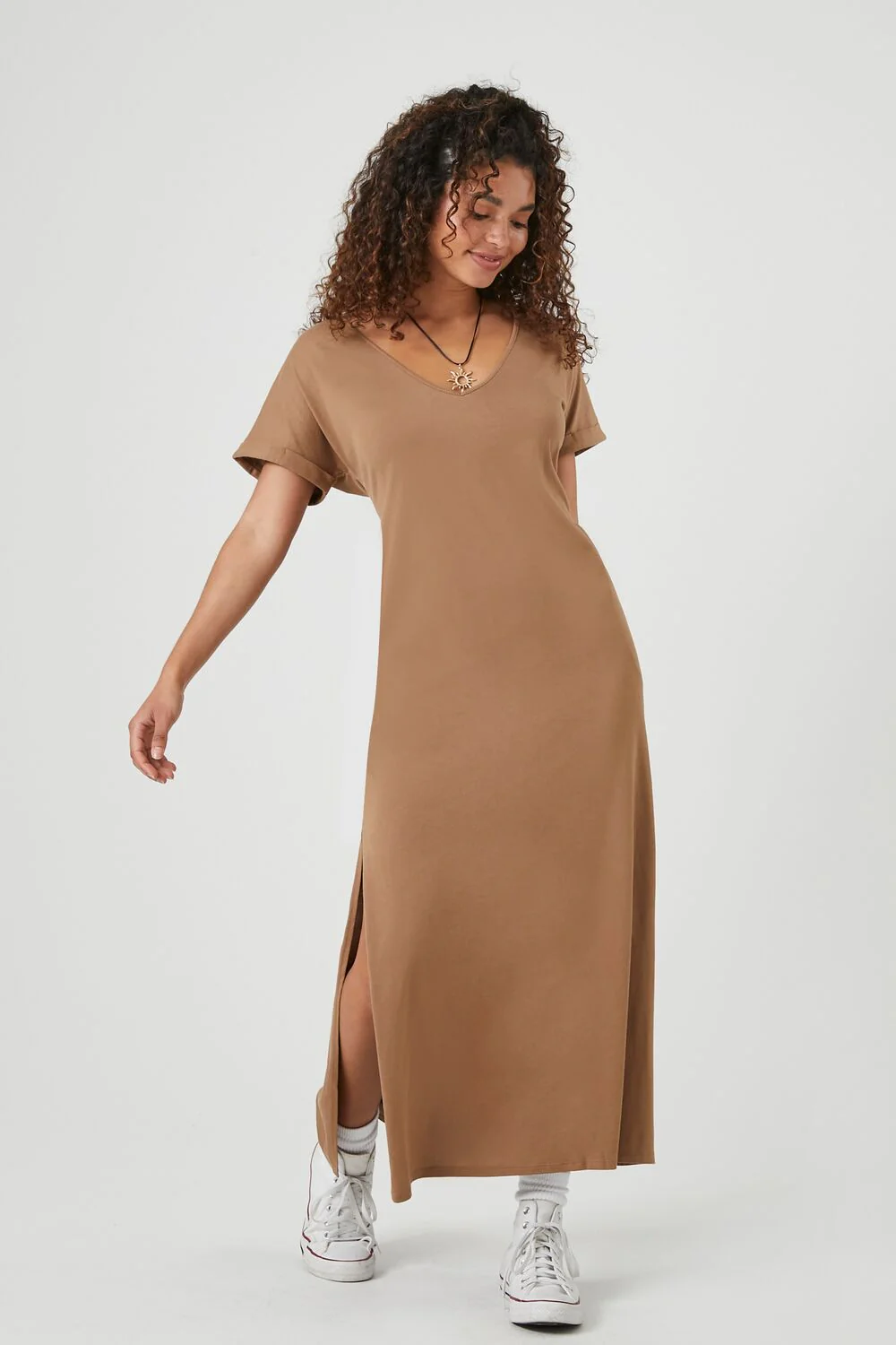 Side-Slit Maxi Dress - Image 4