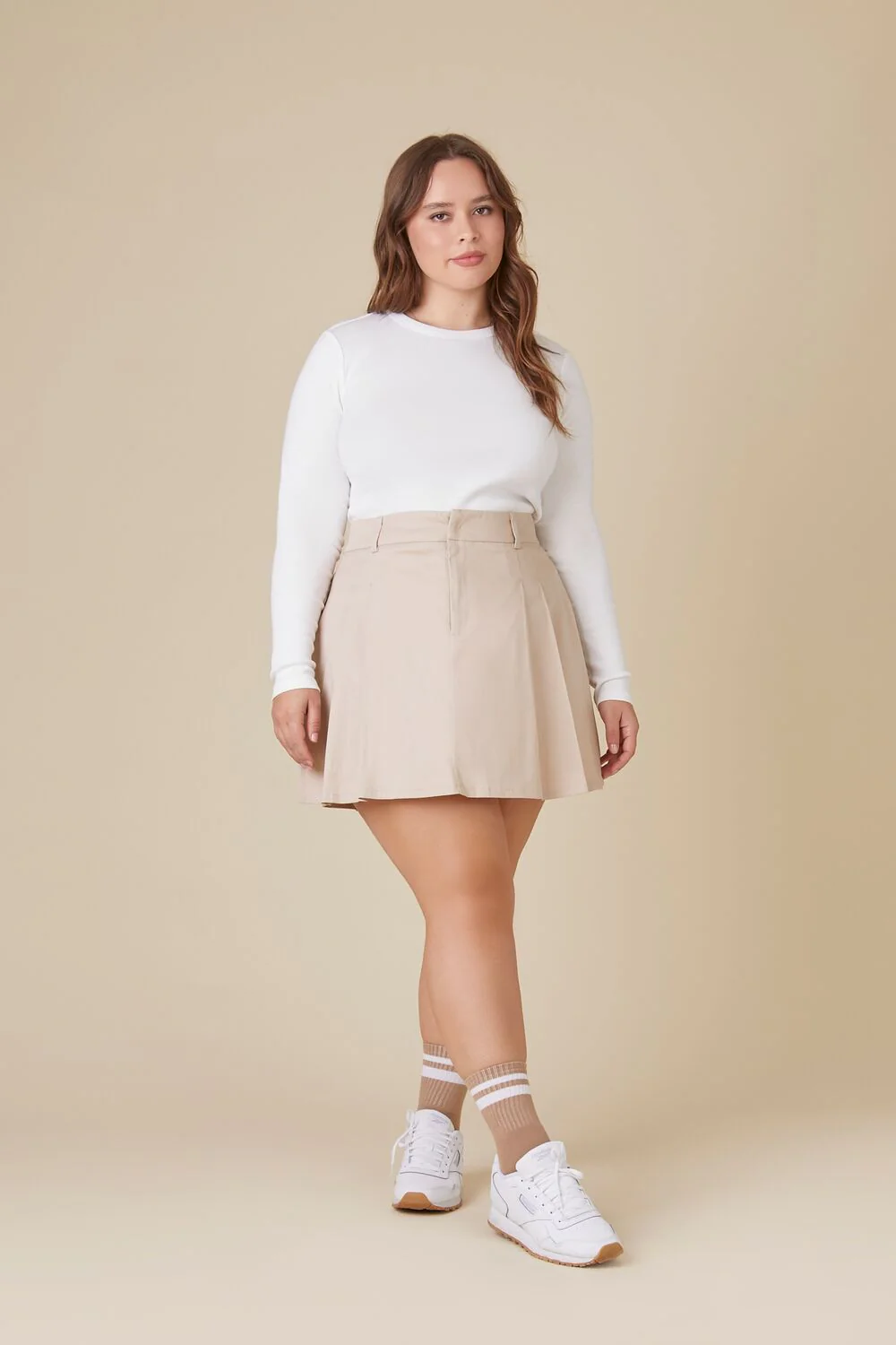 Plus Size Long-Sleeve Uniform Top - Image 4