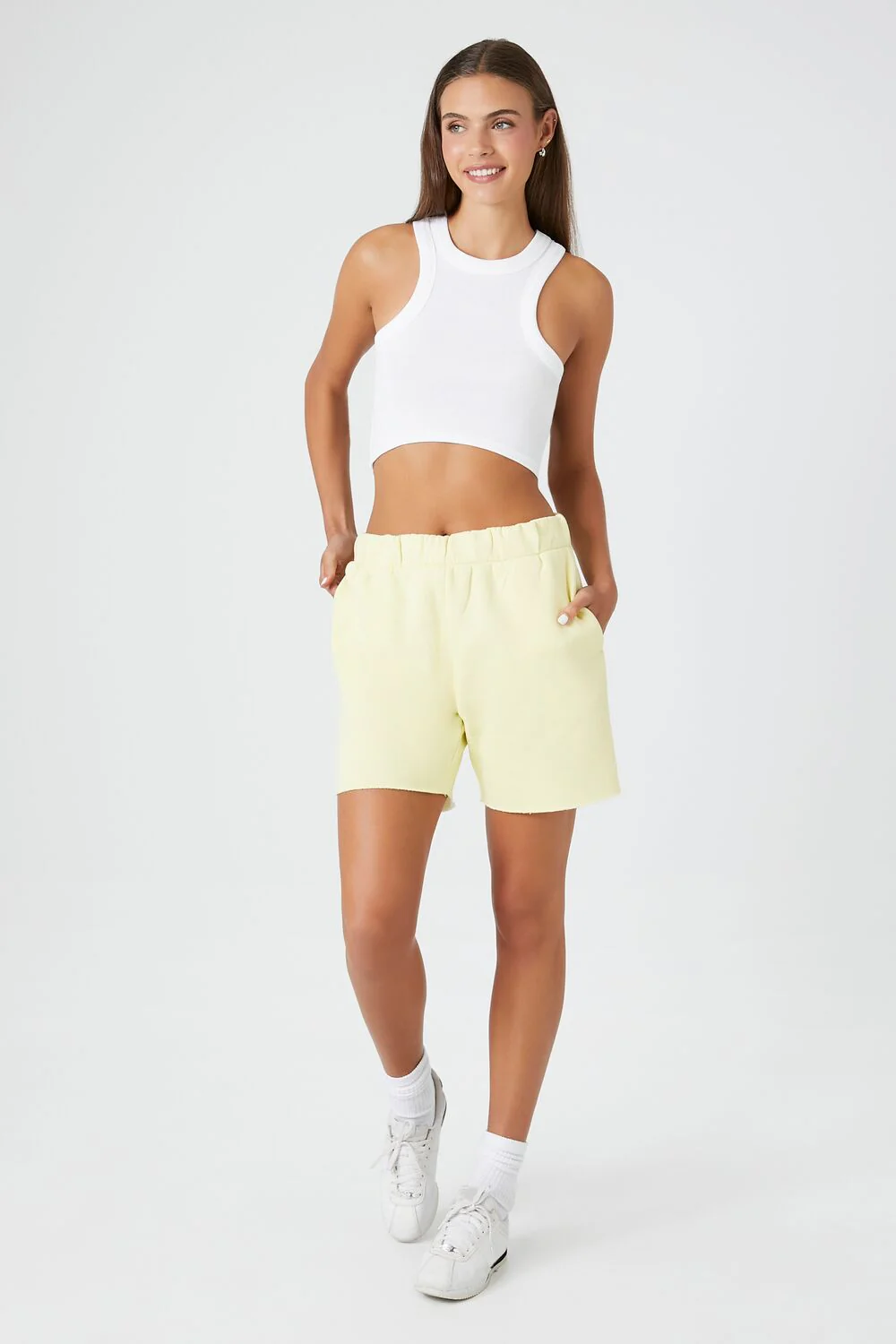 Active Fleece Mineral Wash Sweatshorts - Image 10