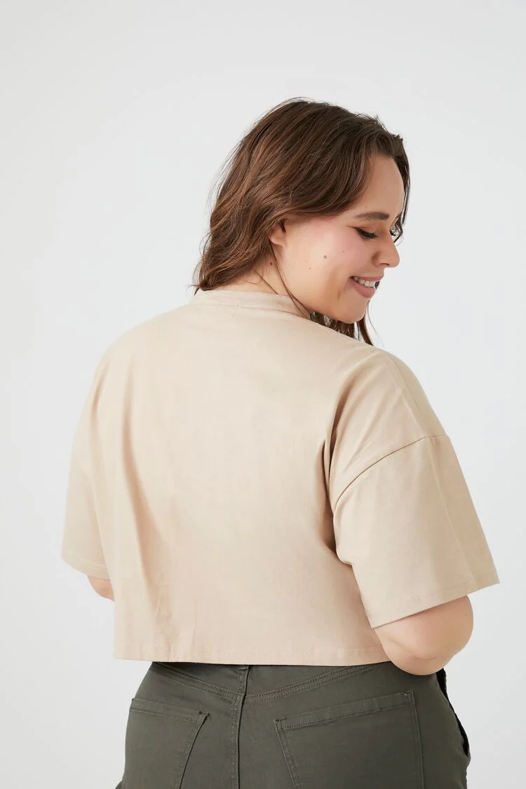 Plus Size Chain Cutout Tee - Image 3