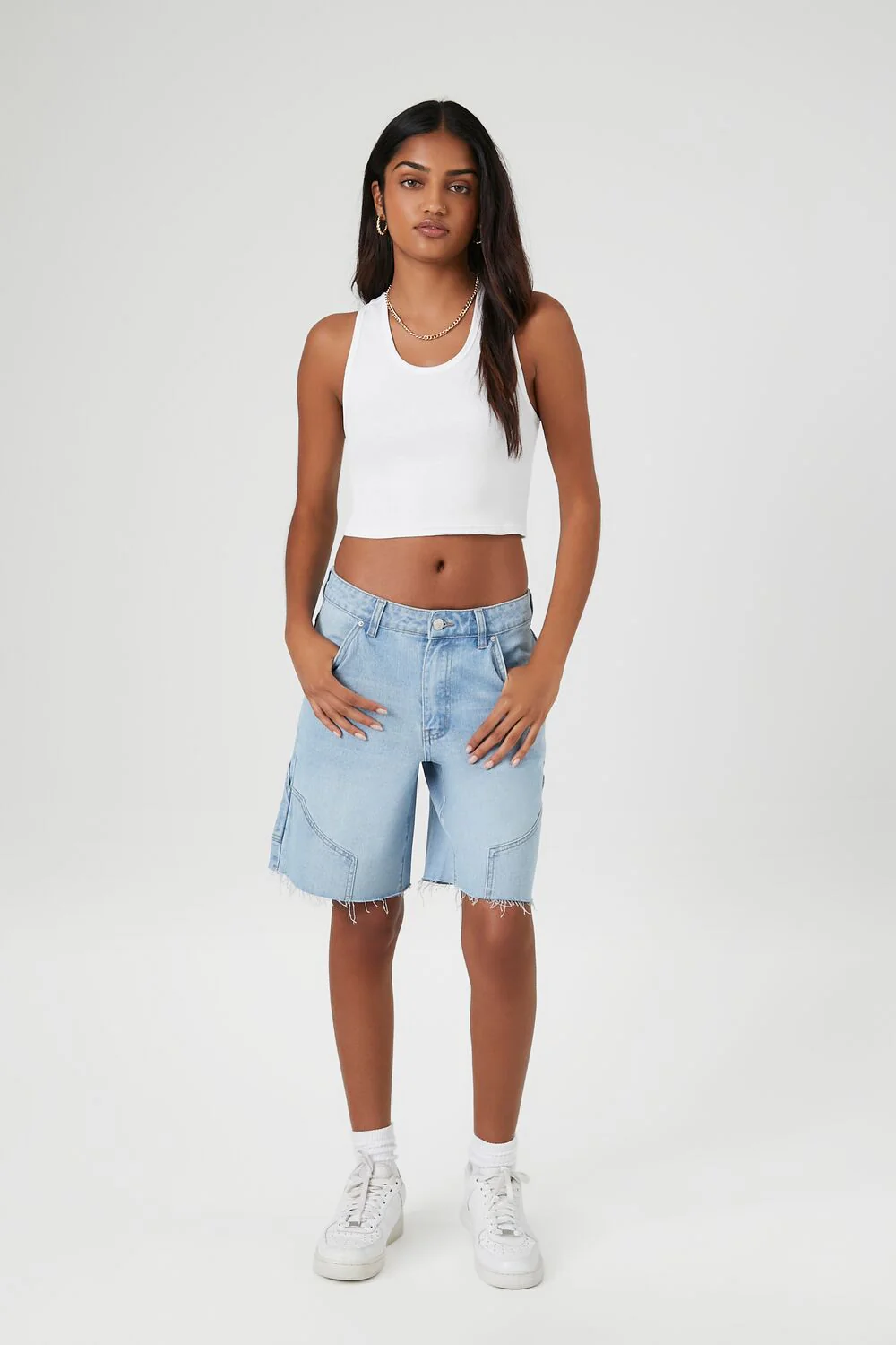 Crisscross Cropped Tank Top - Image 4