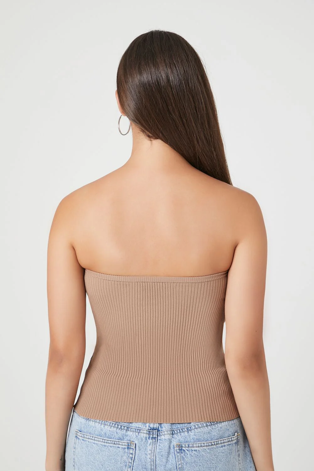 Sweater-Knit Tube Top - Image 3