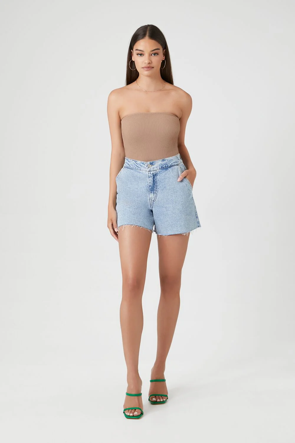 Sweater-Knit Tube Top - Image 4