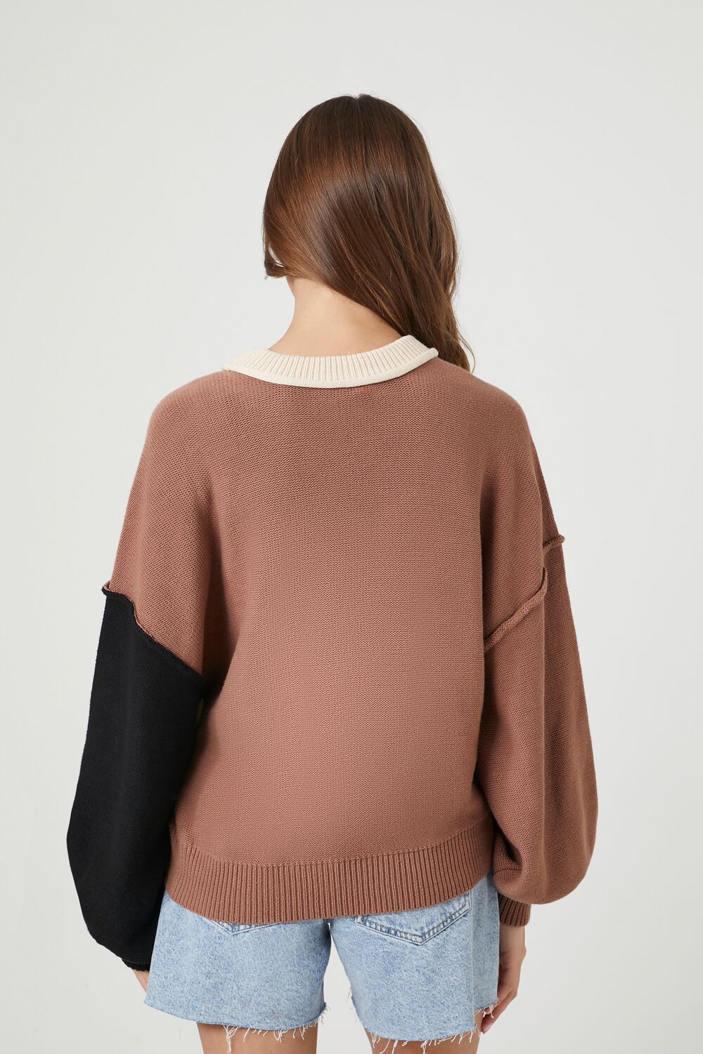 Colorblock Slouchy Sweater - Image 3