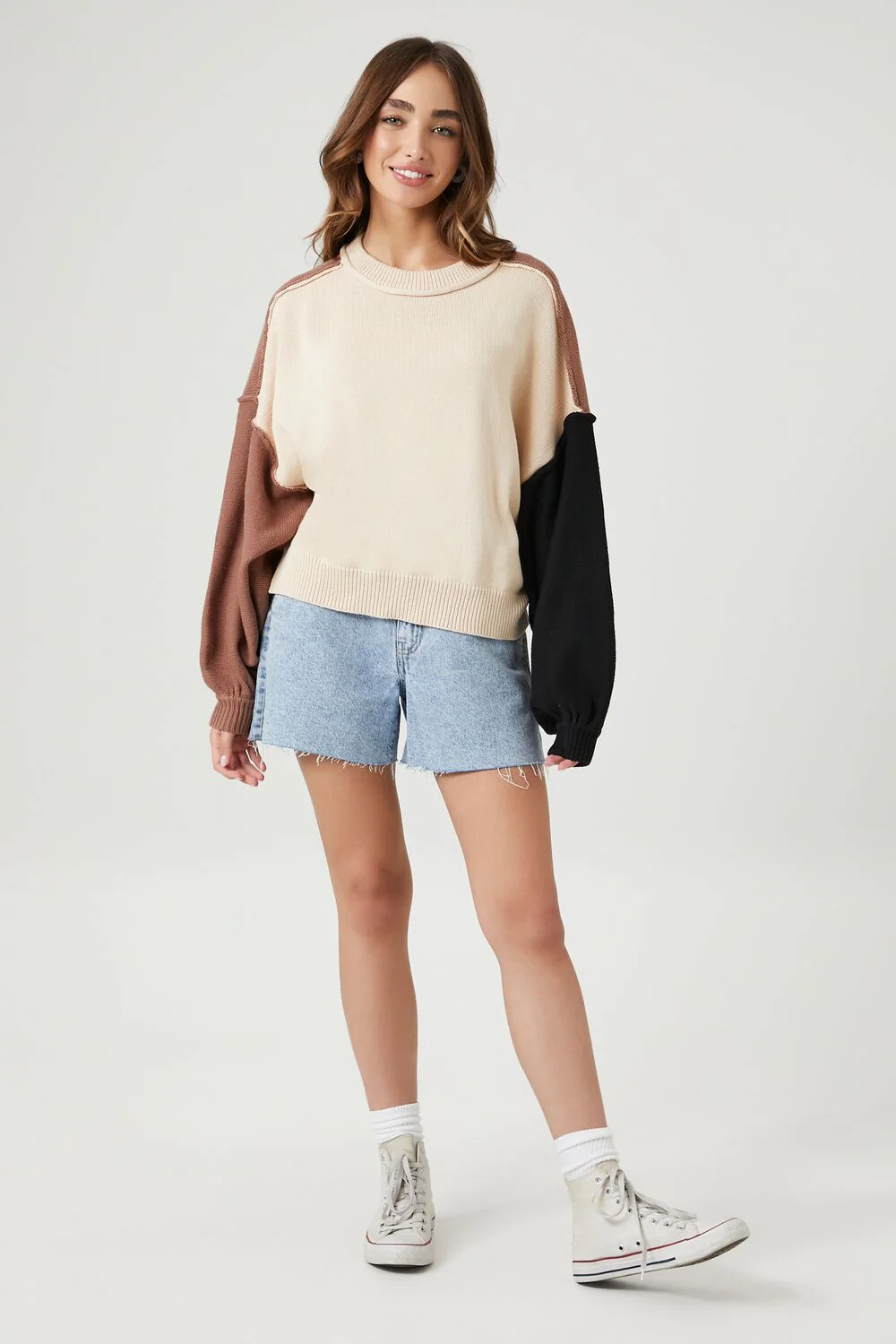 Colorblock Slouchy Sweater - Image 4