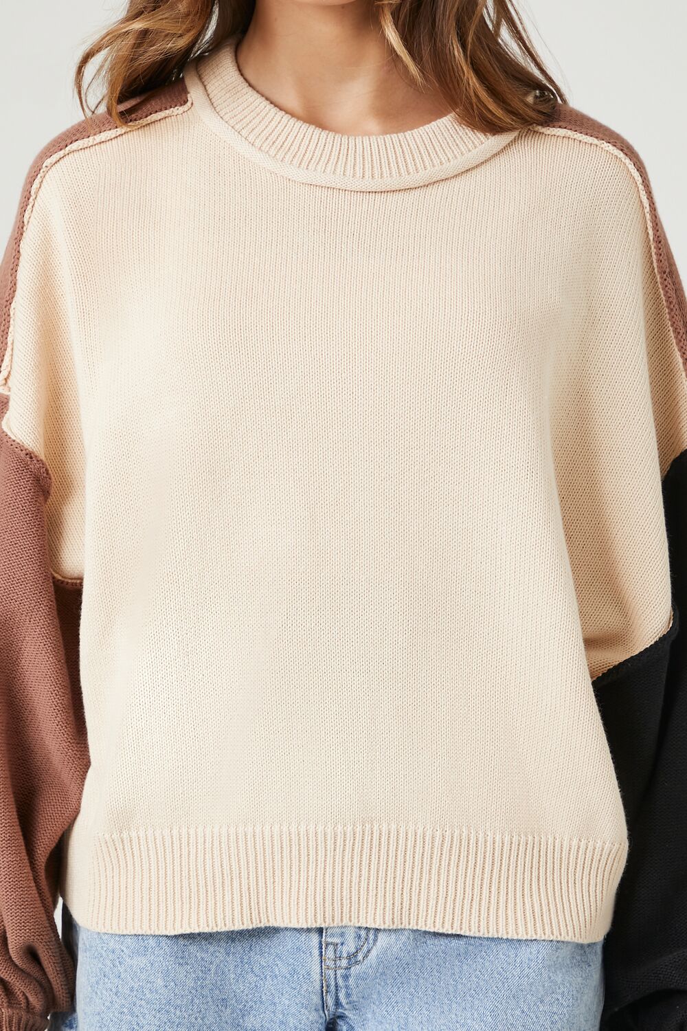 Colorblock Slouchy Sweater - Image 5