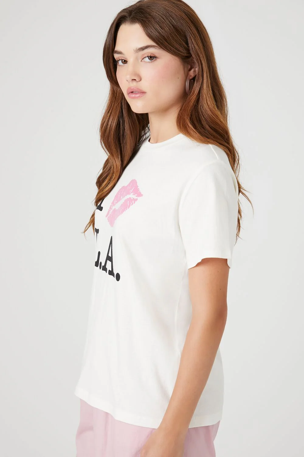 Lipstick Kiss LA Graphic Tee - Image 2