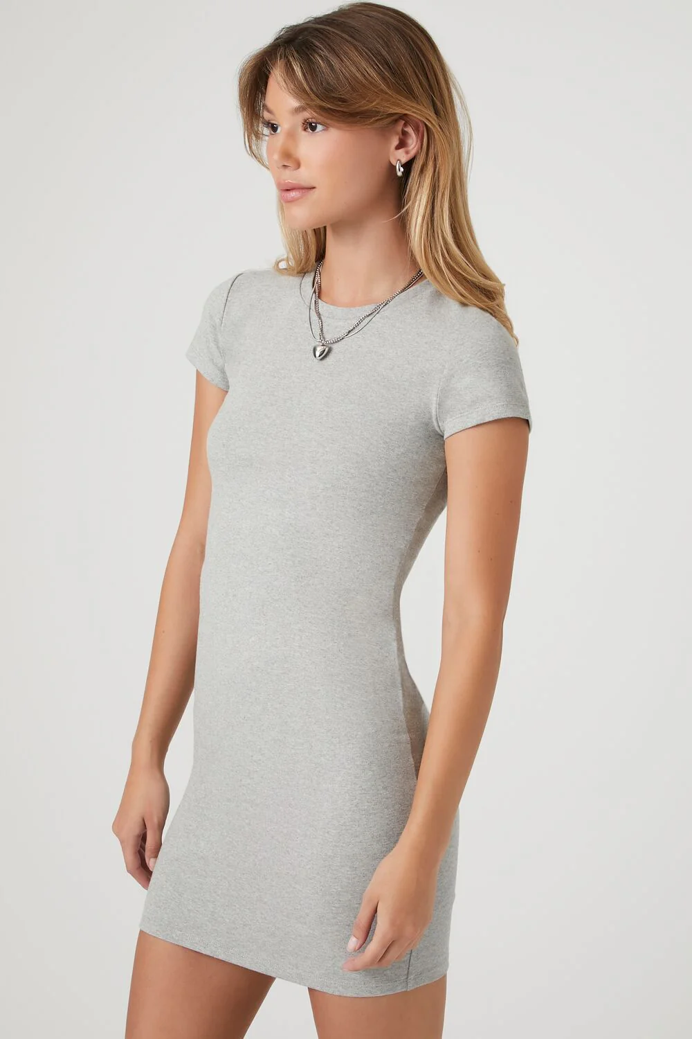Bodycon Mini T-Shirt Dress - Image 2