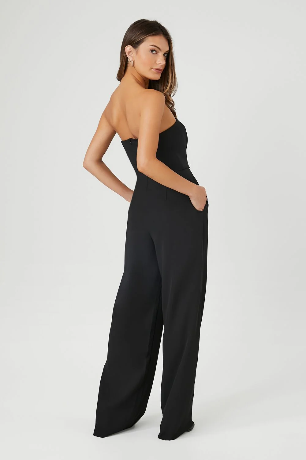 Strapless Wide-Leg Jumpsuit - Image 3