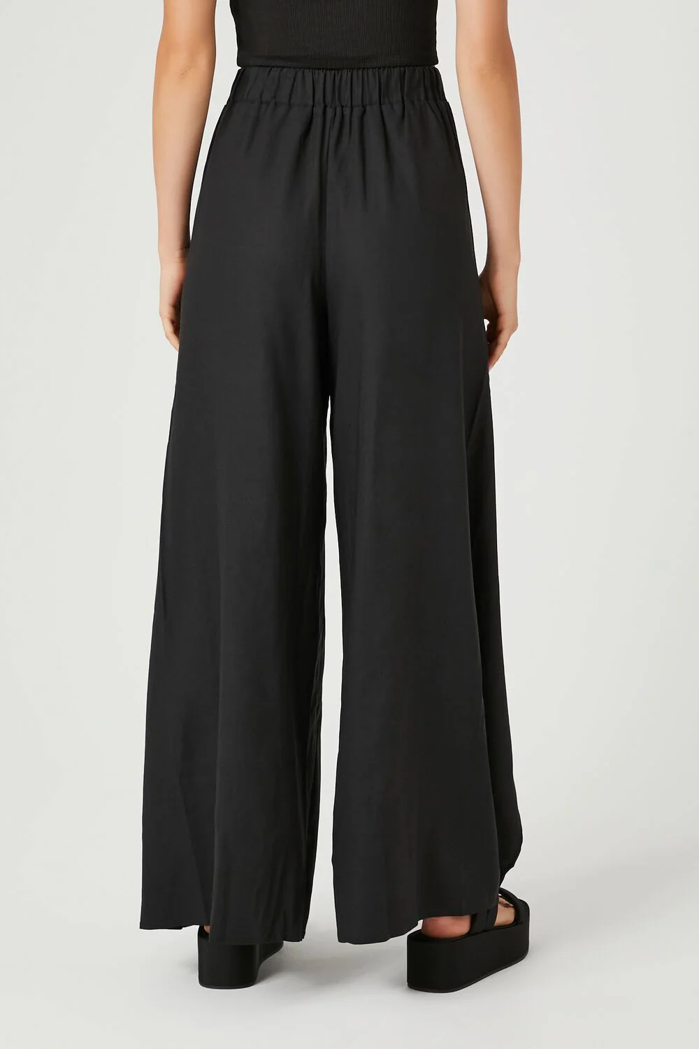 Tie-Front Wide-Leg Pants - Image 4