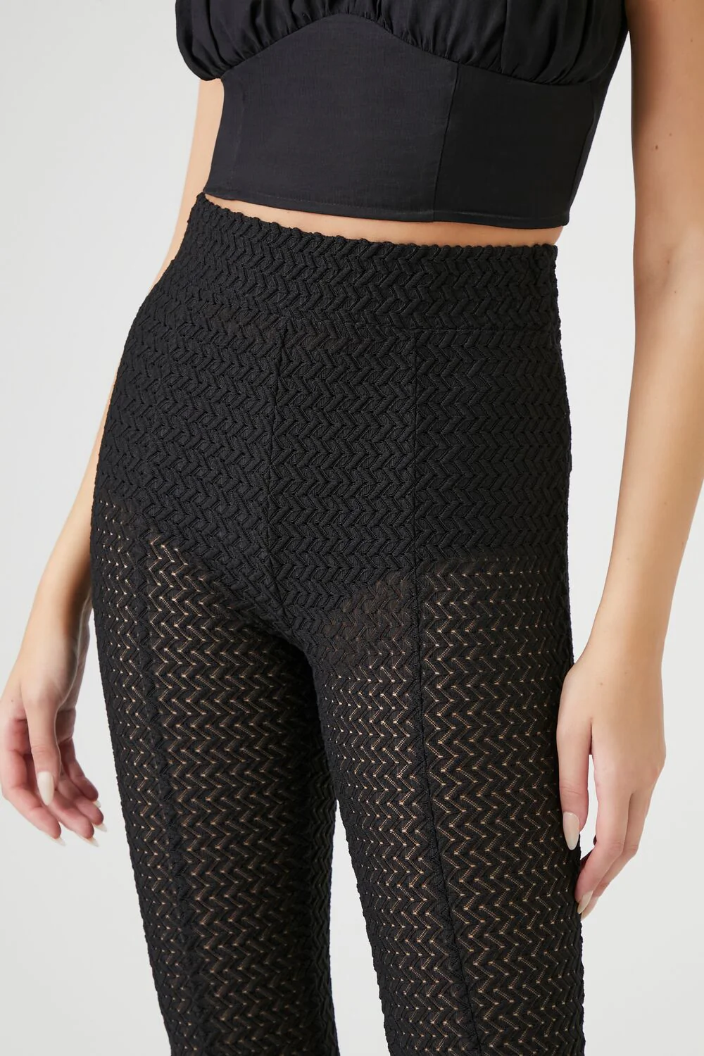 Crochet Flare Pants - Image 5