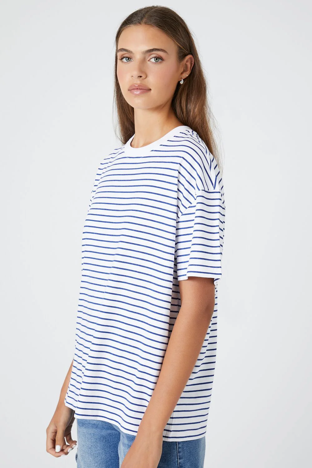 Oversized Striped Tee - Image 2