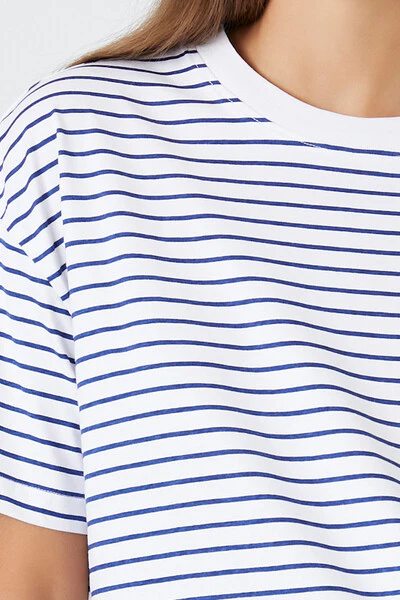 Oversized Striped Tee - Image 5