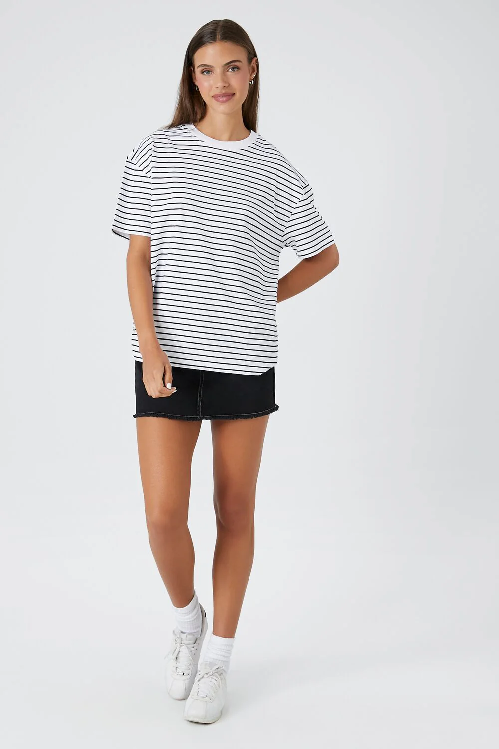 Oversized Striped Tee - Image 9