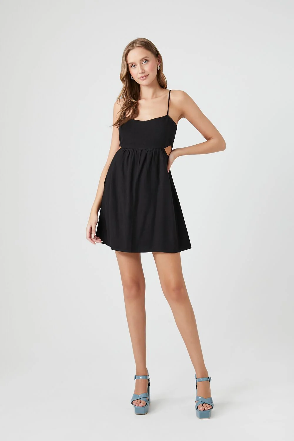 Cutout Cami Babydoll Dress - Image 4