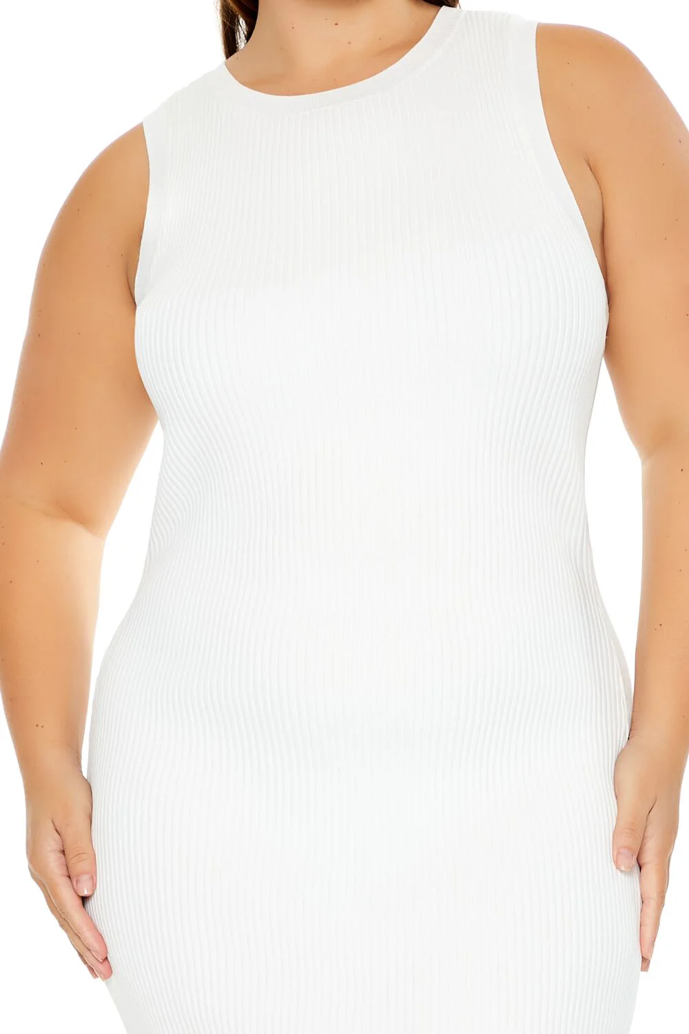 Plus Size Bodycon Midi Sweater Dress - Image 5