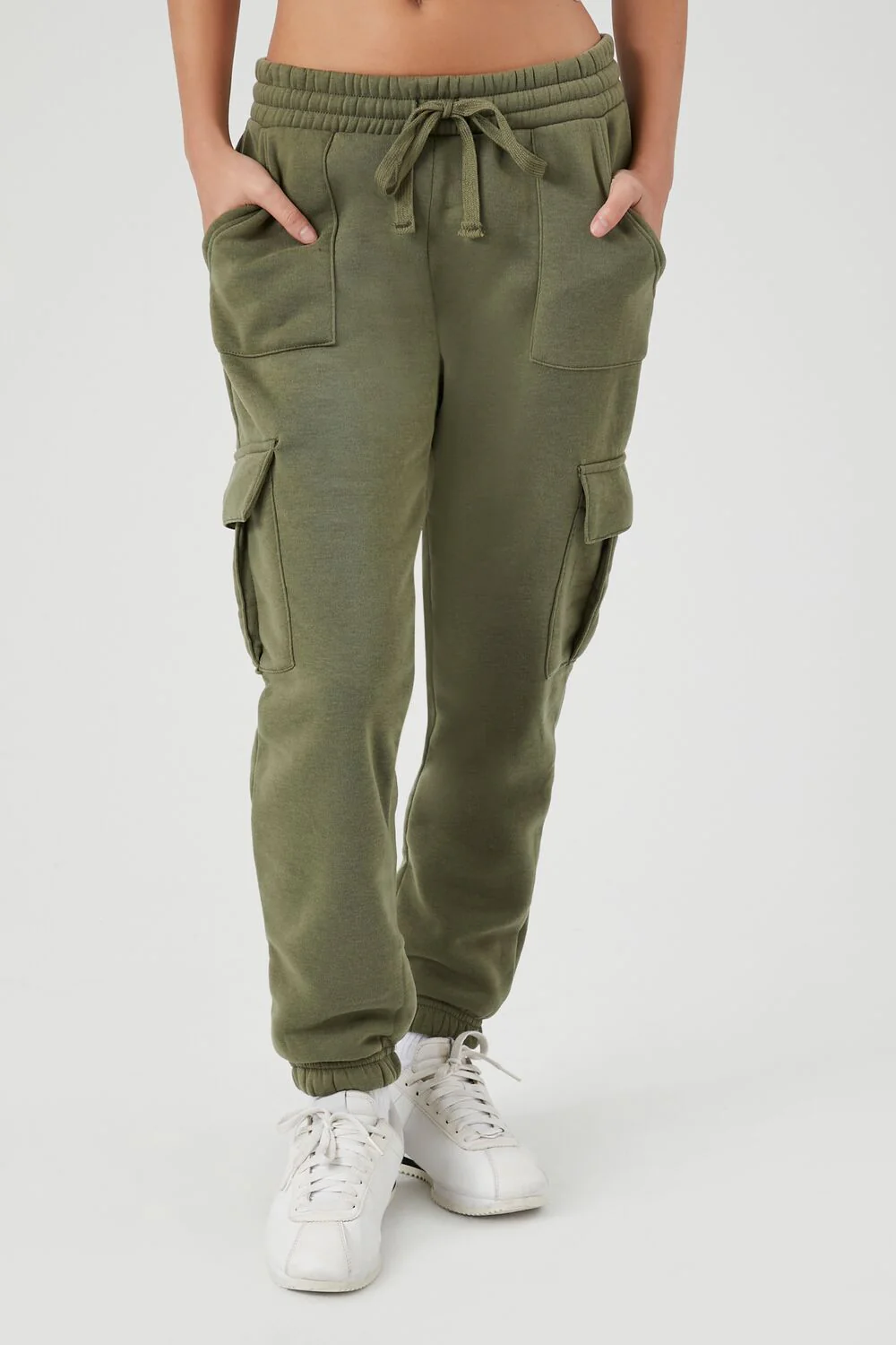 Drawstring Cargo Joggers - Image 2