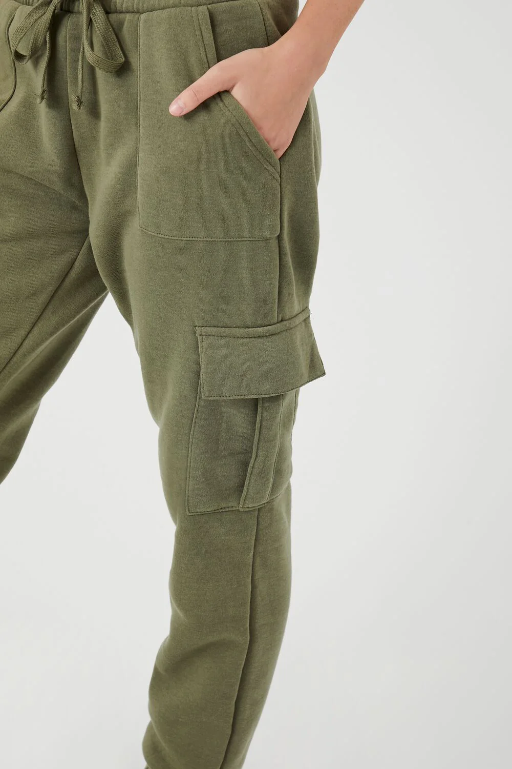 Drawstring Cargo Joggers - Image 5