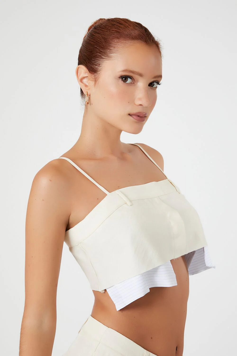 Pleated Reworked Bralette - Image 2
