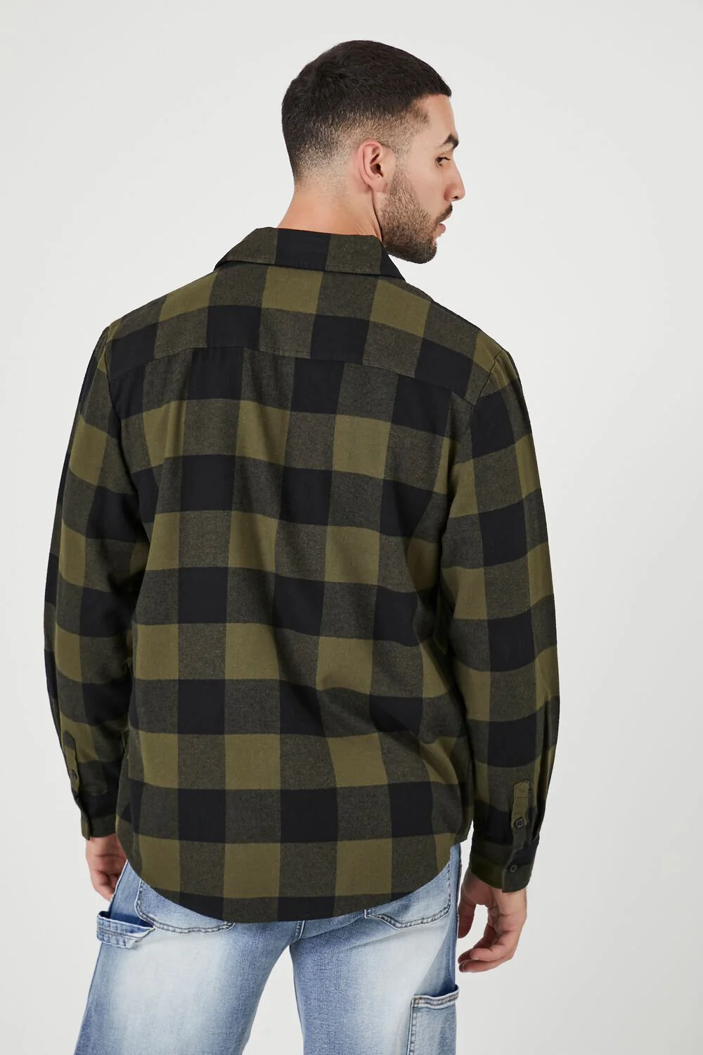 Plaid Flannel Shirt - Image 3