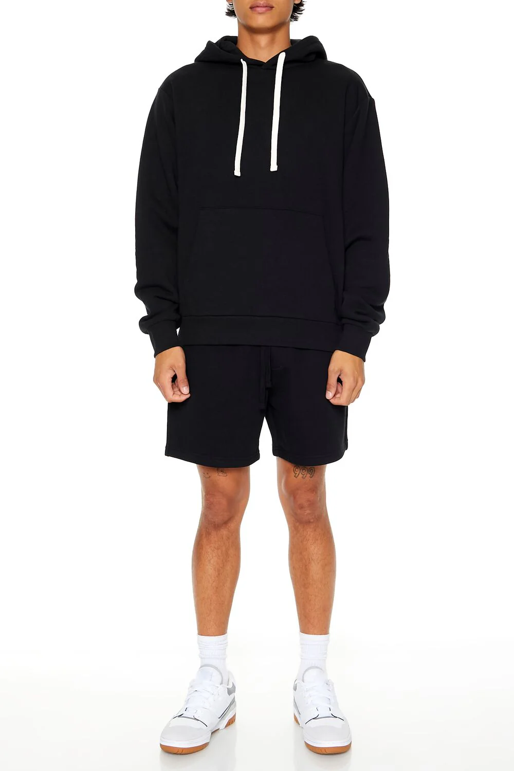 Cotton-Blend Drop-Sleeve Hoodie - Image 2