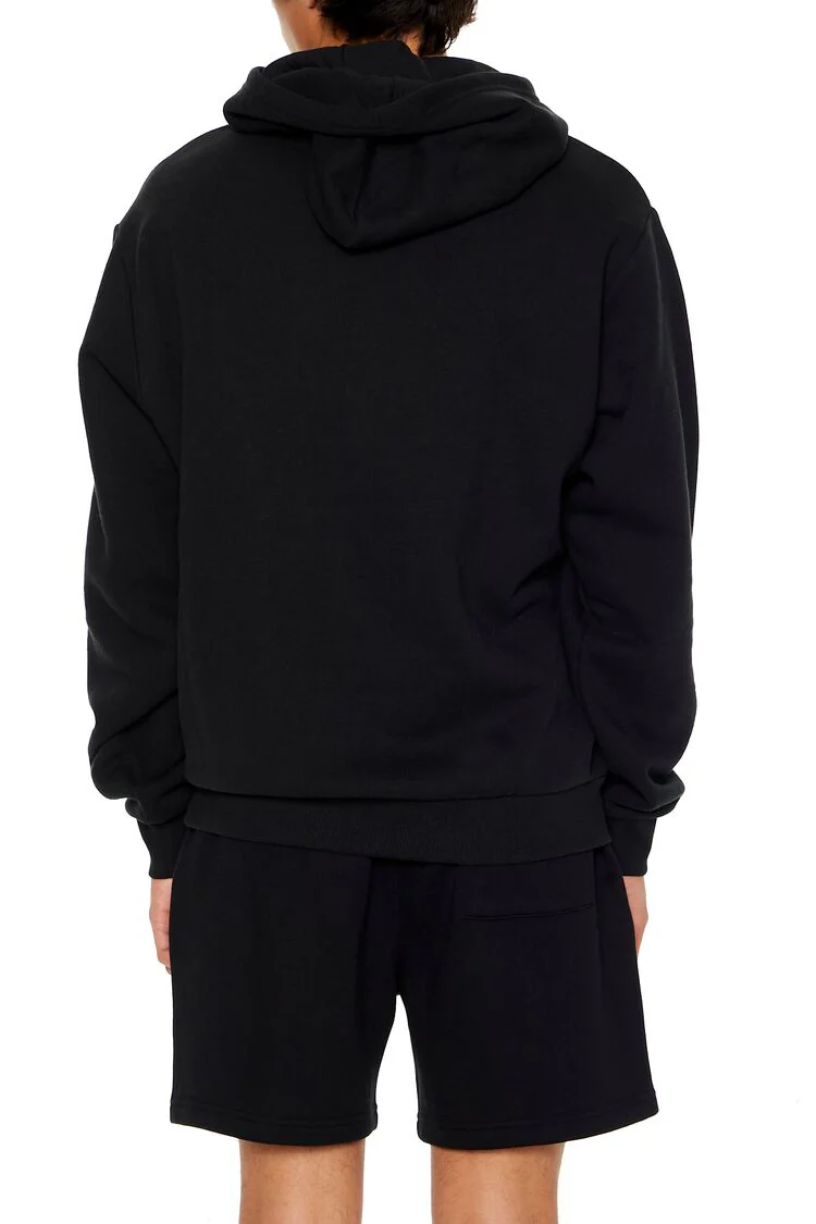 Cotton-Blend Drop-Sleeve Hoodie - Image 4